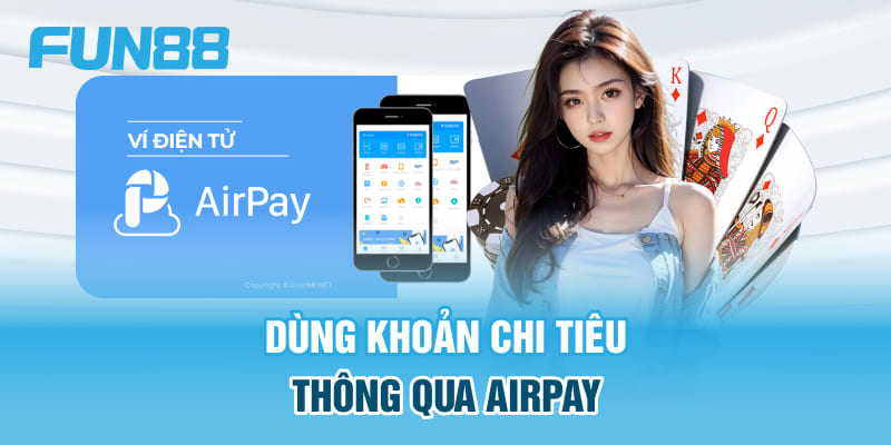 Dùng khoản chi tiêu thông qua Aripay