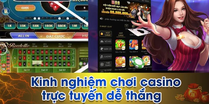 Kinh nghiệm trong thi đấu tại Casino online